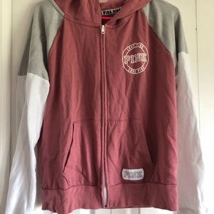 VS Pink zip up hoodie